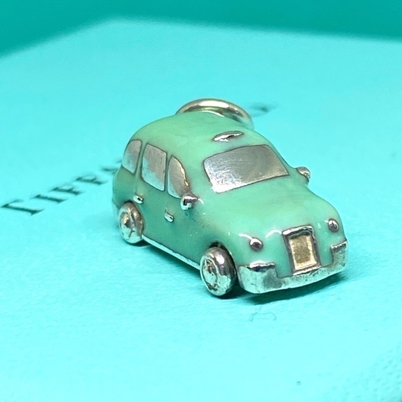 Vintage  Tiffany & Co  London Taxi Charm Rare Collectible - Picture 1 of 5